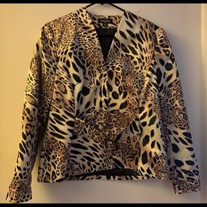 Isabella Leopard Blazer